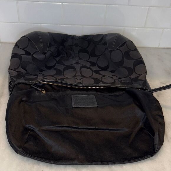 Coach Bag Purse Handbag Ergo Y2K Jacquard Signature Logo X-Large Soho Hobo - Picture 14 of 16